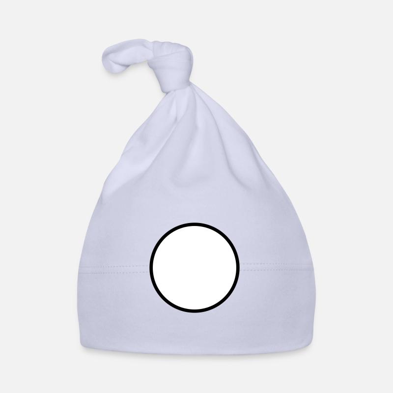 Circle Symbol Blank Organic Baby Cap