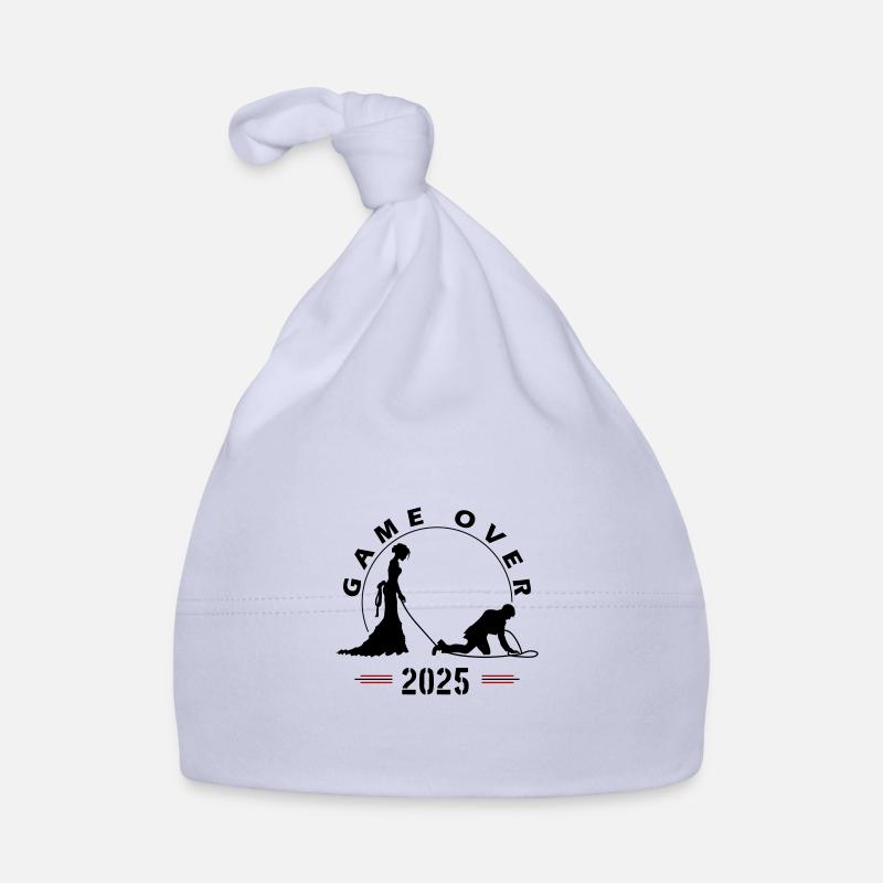 Game Over 2025 Mariage - Bonnet bio Bébé - ciel