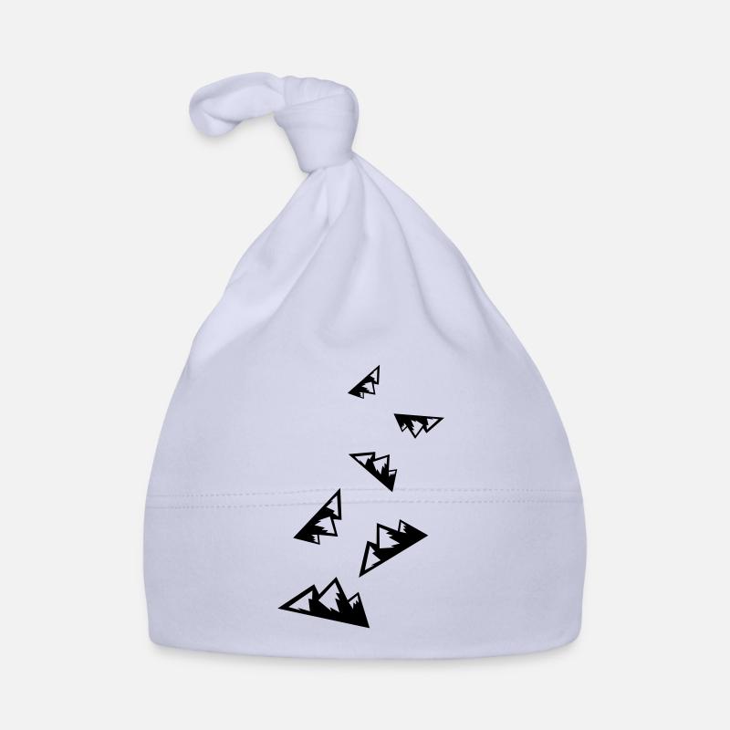 Mountain Icon Icon Organic Baby Cap