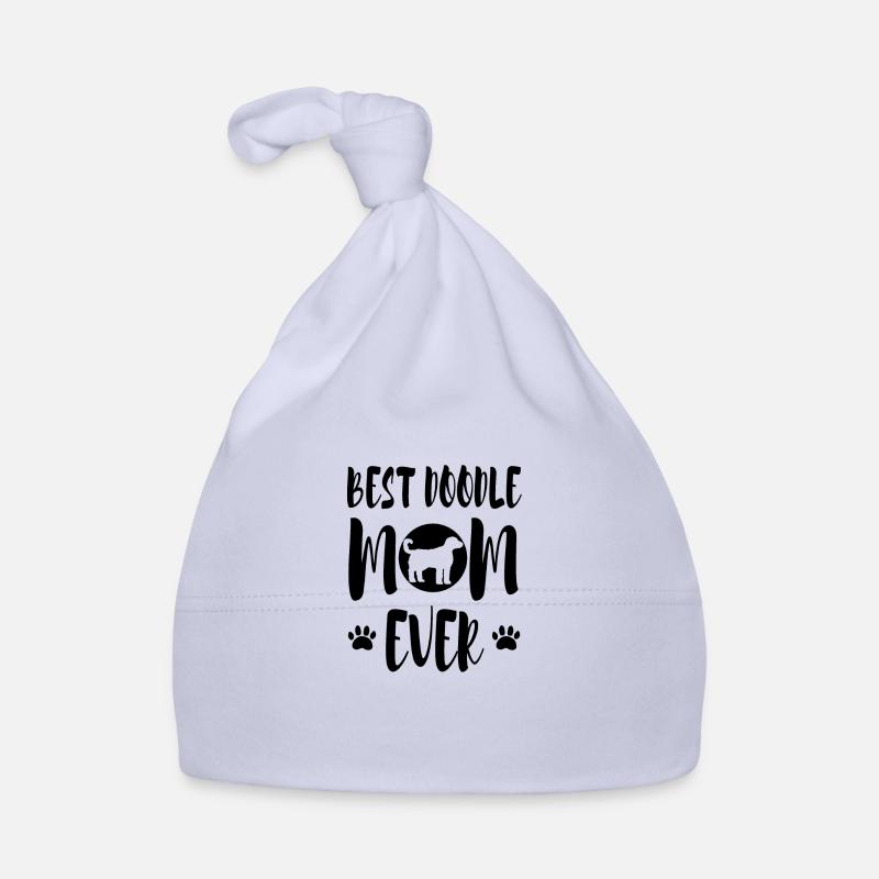 Chiot Goldendoodle mignon maman chien Bonnet bio Bébé