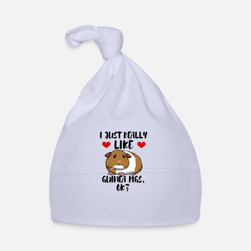 Citations de cochons d'Inde mignons, animaux Bonnet bio Bébé