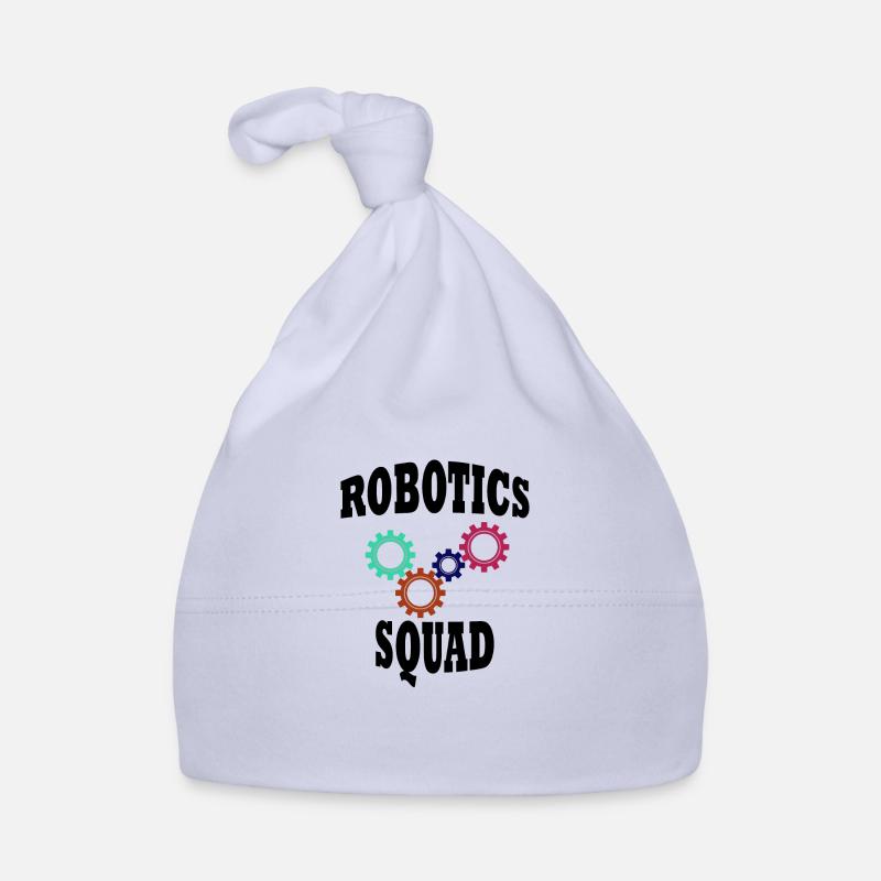 Robot Fan Funny Saying Robotics Squad Organic Baby Cap