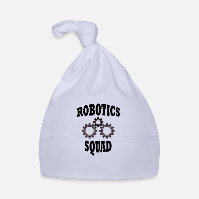 Robot Squad Ironic Quote Robotics Engineer Organic Baby Cap