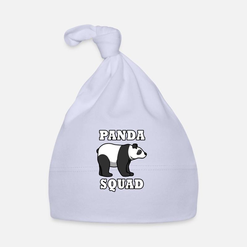 Panda Squad Funny Bear Wildlife Nature Eucalyptus Organic Baby Cap