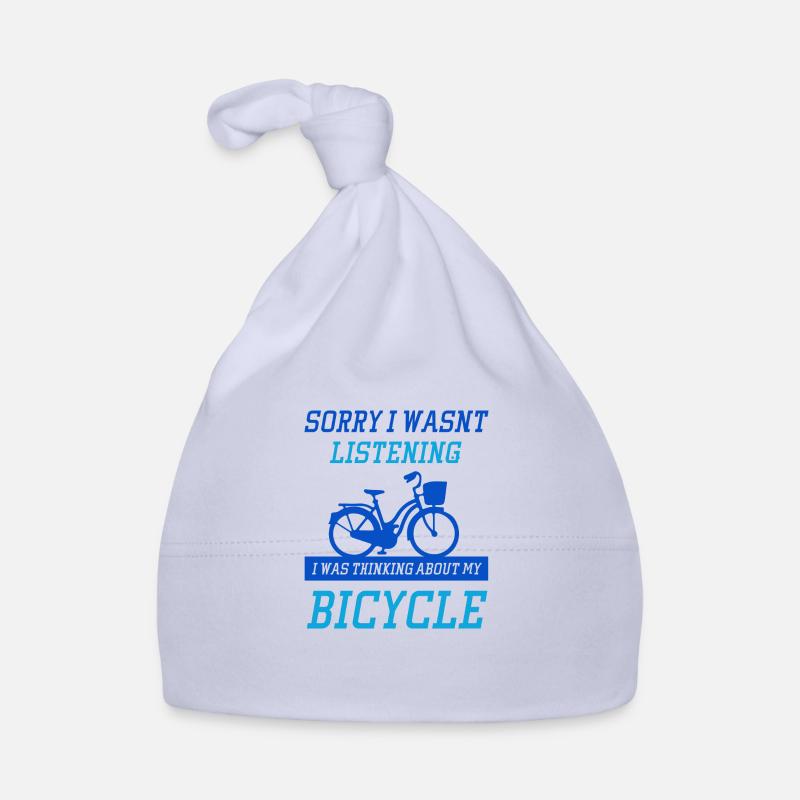 Cyclisme Funny Saying Vélo Bonnet bio Bébé