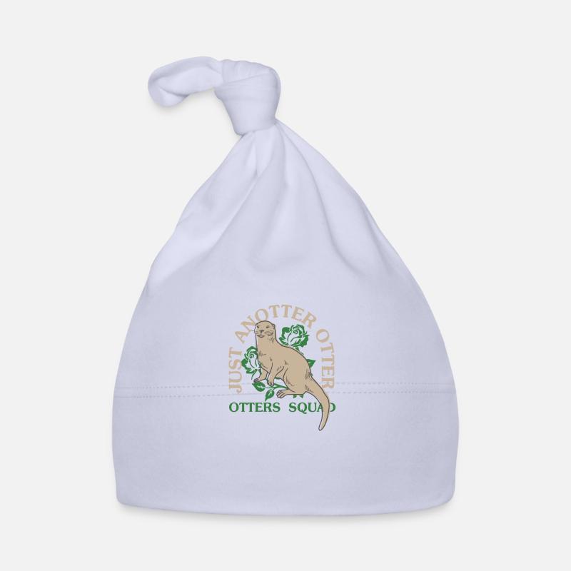 Une loutre, une forêt, une faune, une faune, une Bonnet bio Bébé