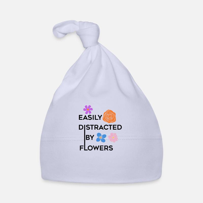 Distrait par les fleurs Funny Florist Hobby Bonnet bio Bébé