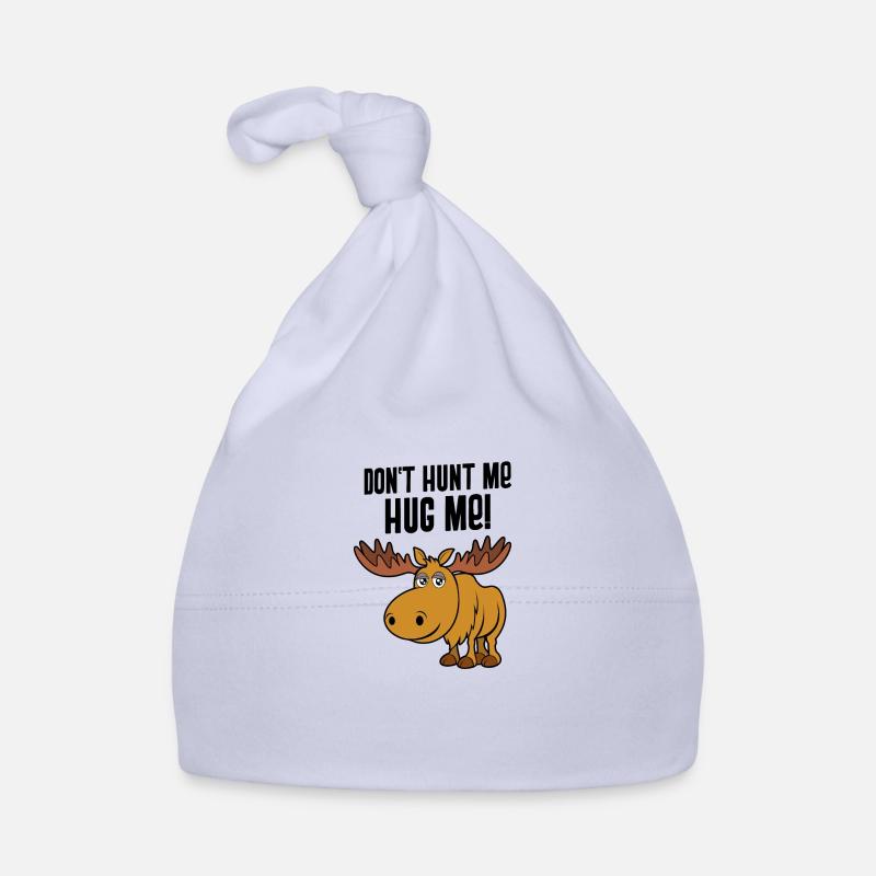 Umarme mich, süßes Wildtier, Elch, Hirsch, Baby Bio-Mütze