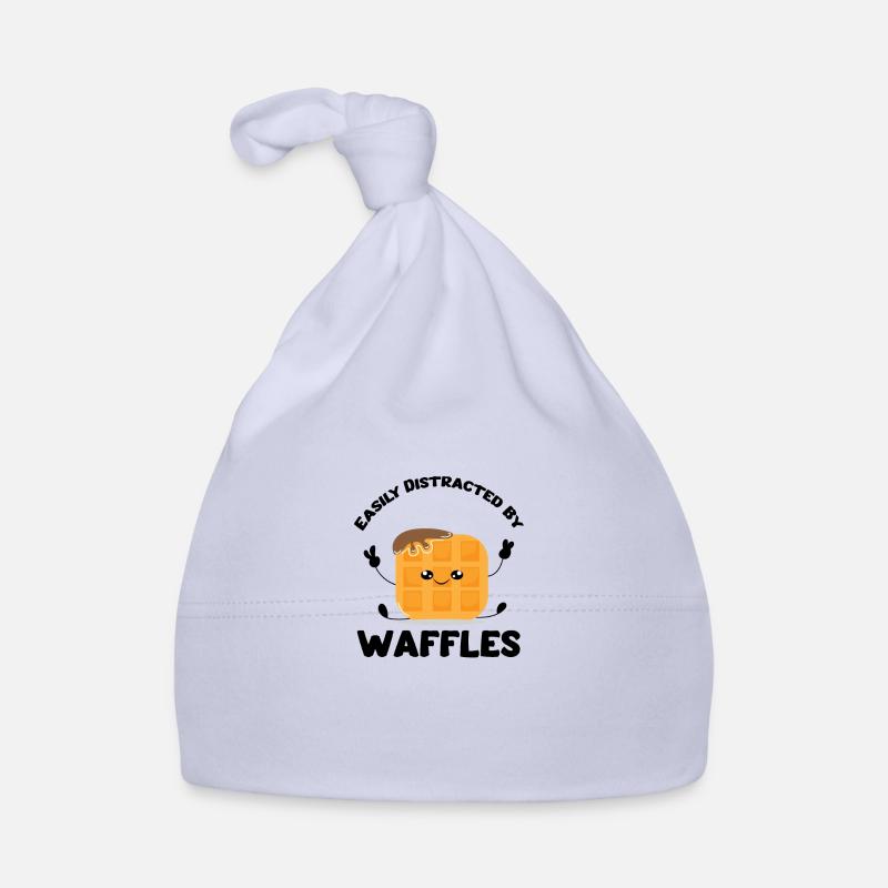 Distrait par les gaufres et la consommation de Bonnet bio Bébé