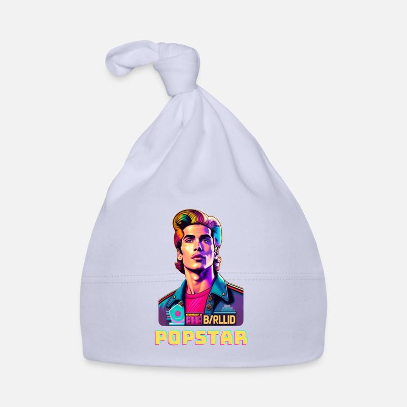 Retro Popstar Baby Bio-Mütze