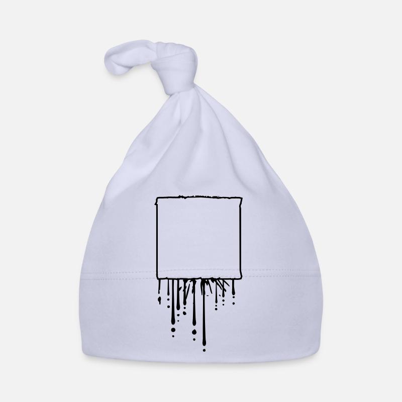 Text field square rectangle square sign frame T Organic Baby Cap