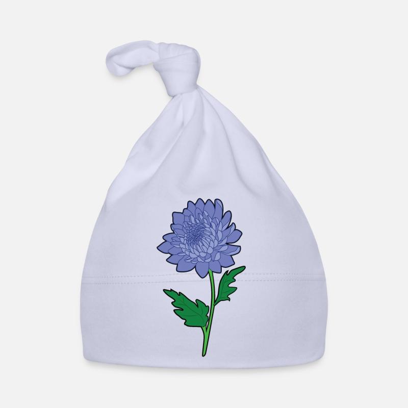 Chrysanthemums Organic Baby Cap