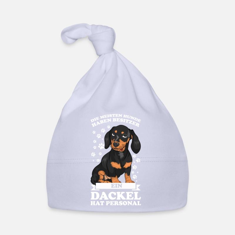Dackel Hund Dackel Besitzer Geschenk Baby Bio-Mütze
