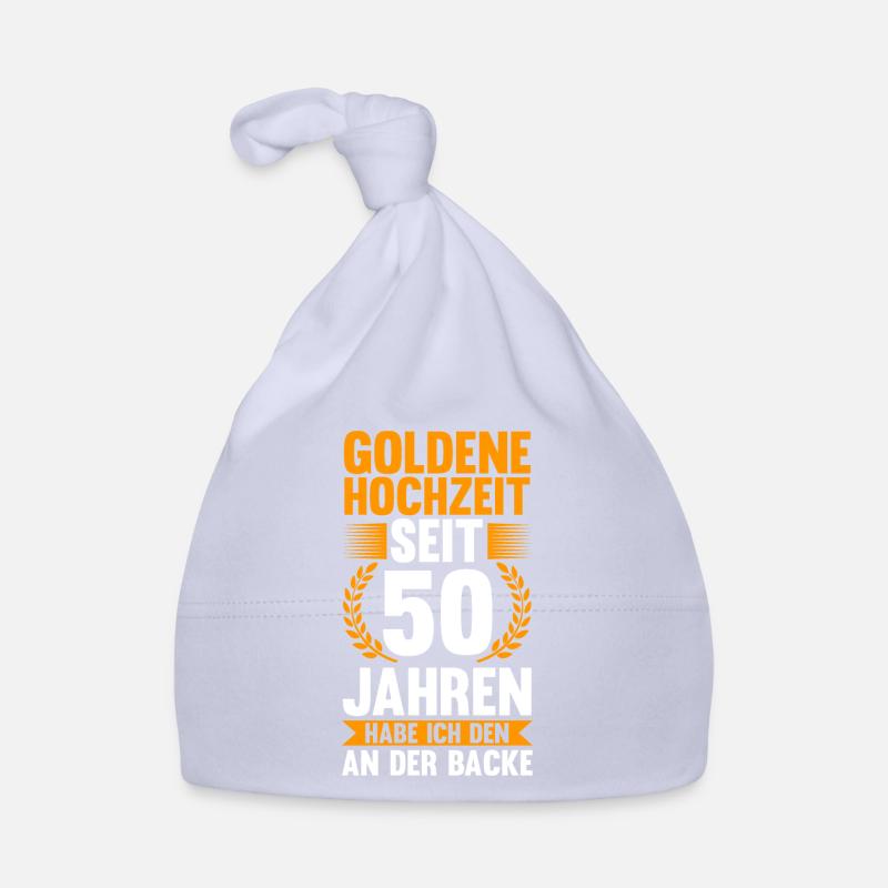 50 Jahre Ehe Ehefrau Ehepaar Geschenk Baby Bio-Mütze