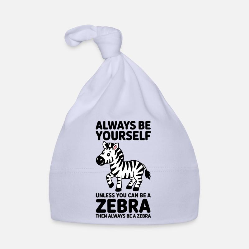 Zebra Saying Funny Zebra Gift Organic Baby Cap