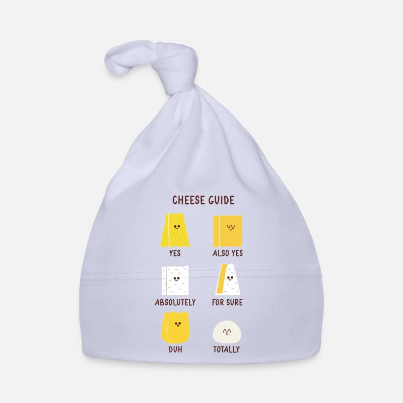 Cute Cheese Guide for People Who Love Cheeses Chef Organic Baby Cap