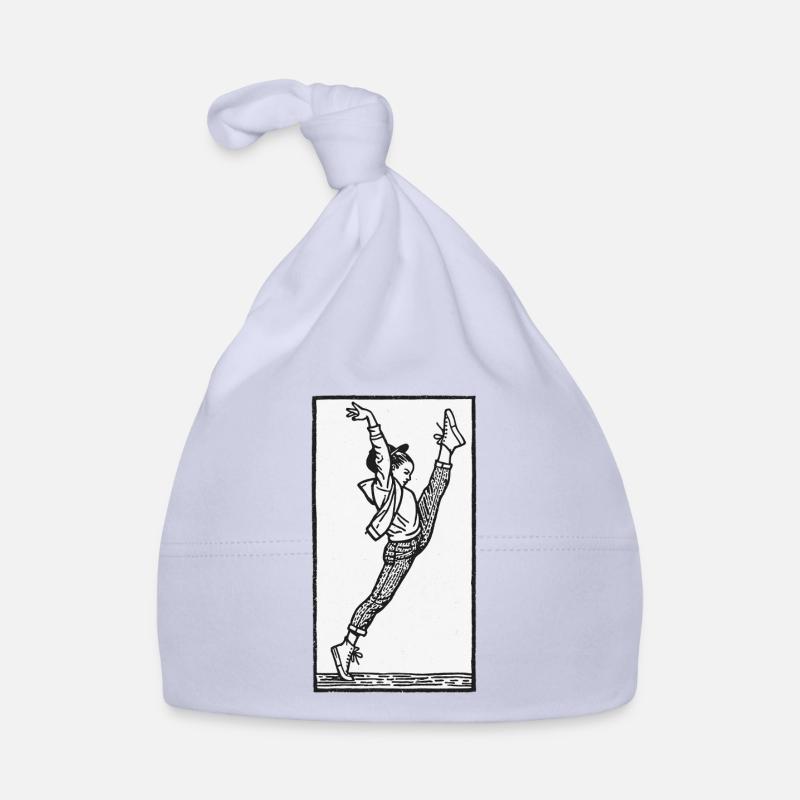 Danseuse #17 - Bonnet bio Bébé - ciel
