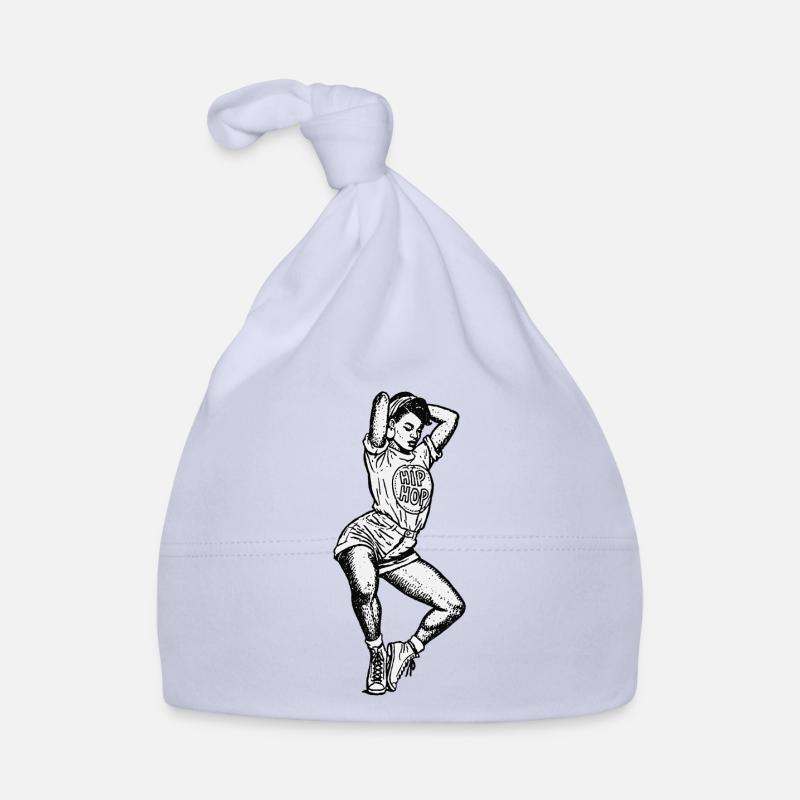 Danseuse #16 - Bonnet bio Bébé - ciel