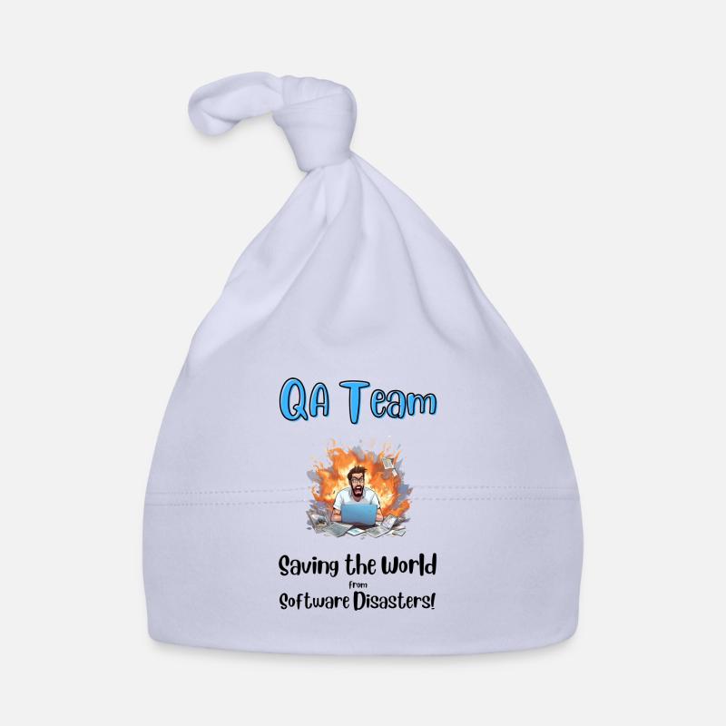 QA Team - Saving the World from Software Disasters Organic Baby Cap