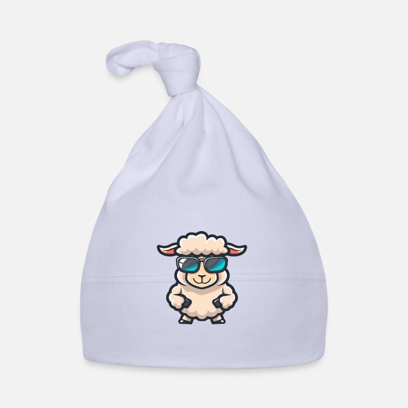 Schaf Cool Comic Baby Bio-Mütze