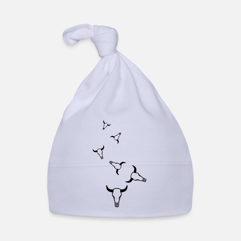 Crâne de vache taureau Bonnet bio Bébé