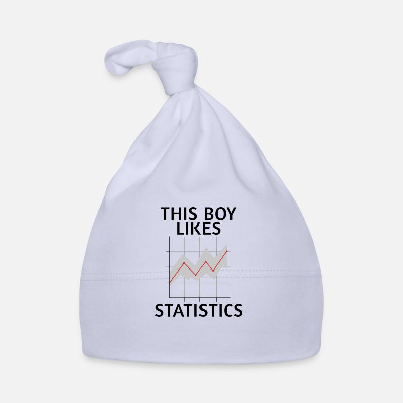 Boy Likes Statistics Data Analyst Science Organic Baby Cap