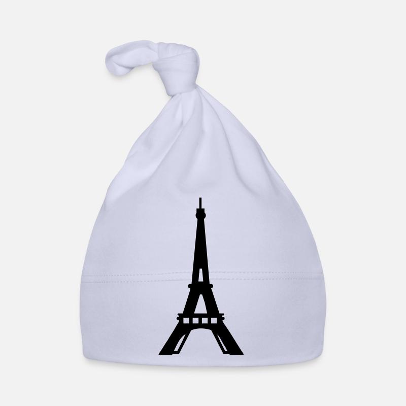 eiffelturm silhouette Baby Bio-Mütze