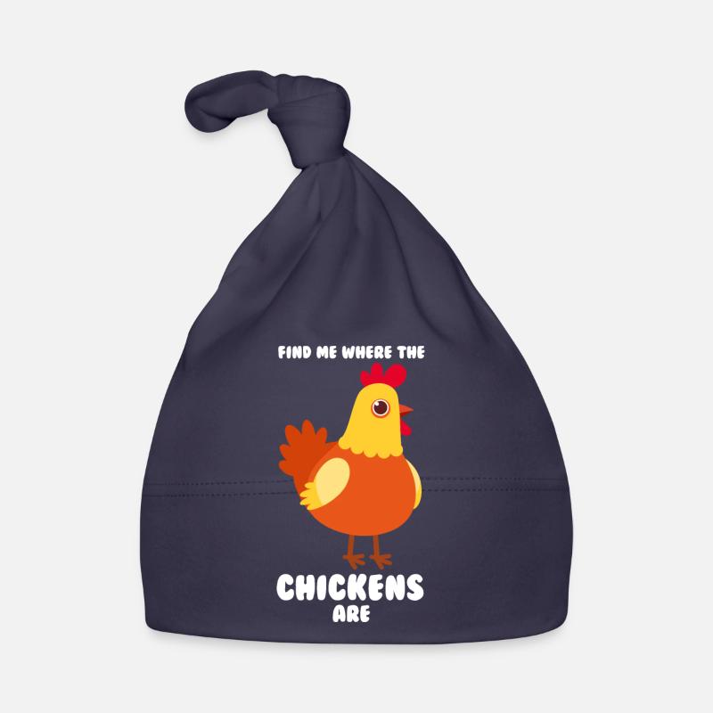 Hühner Hühnerhaltung Geschenk Baby Bio-Mütze