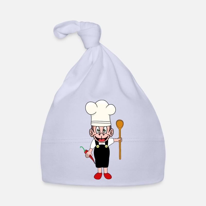 Monkey Monkey Cooking Amateur Chef Host Organic Baby Cap