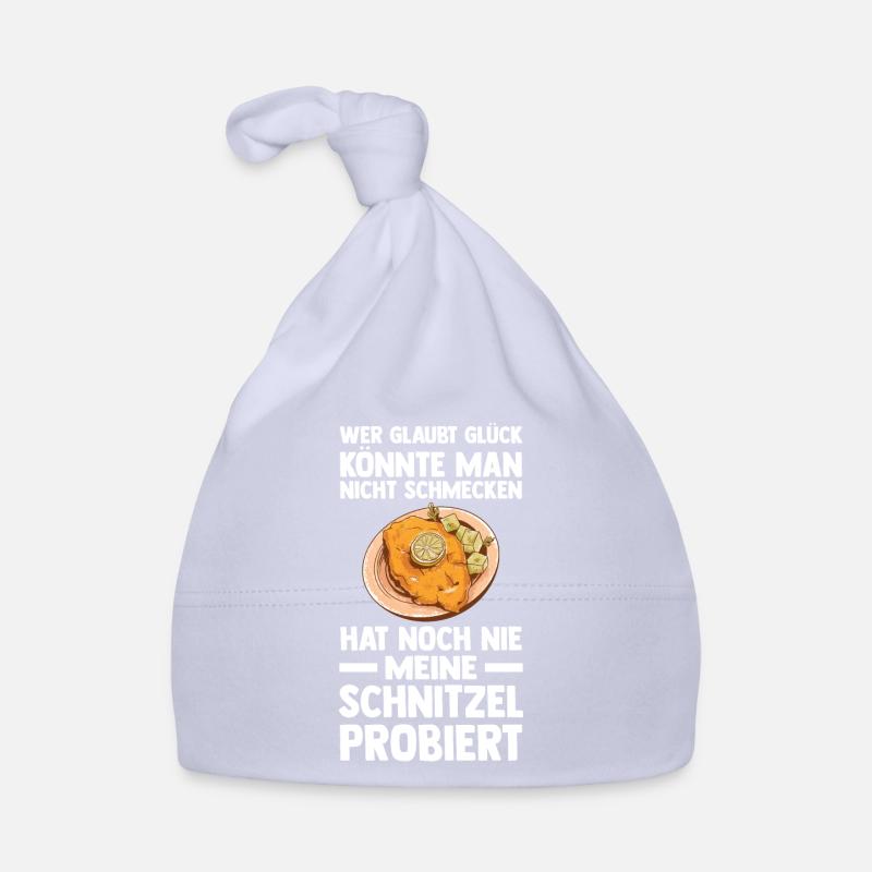 Schnitzel Wiener Schweineschnitzel Geschenk Baby Bio-Mütze