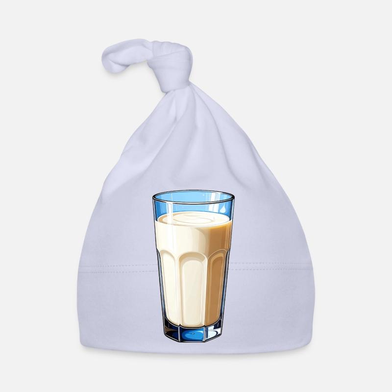 Ein Glas Milch Baby Bio-Mütze