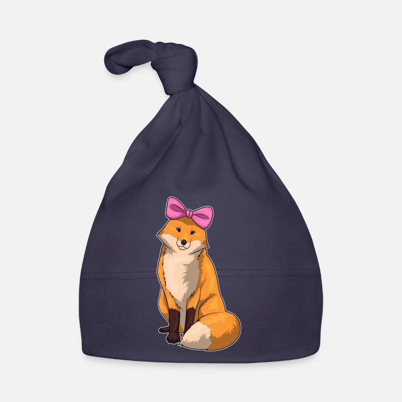 Fuchs Schleife Baby Bio-Mütze