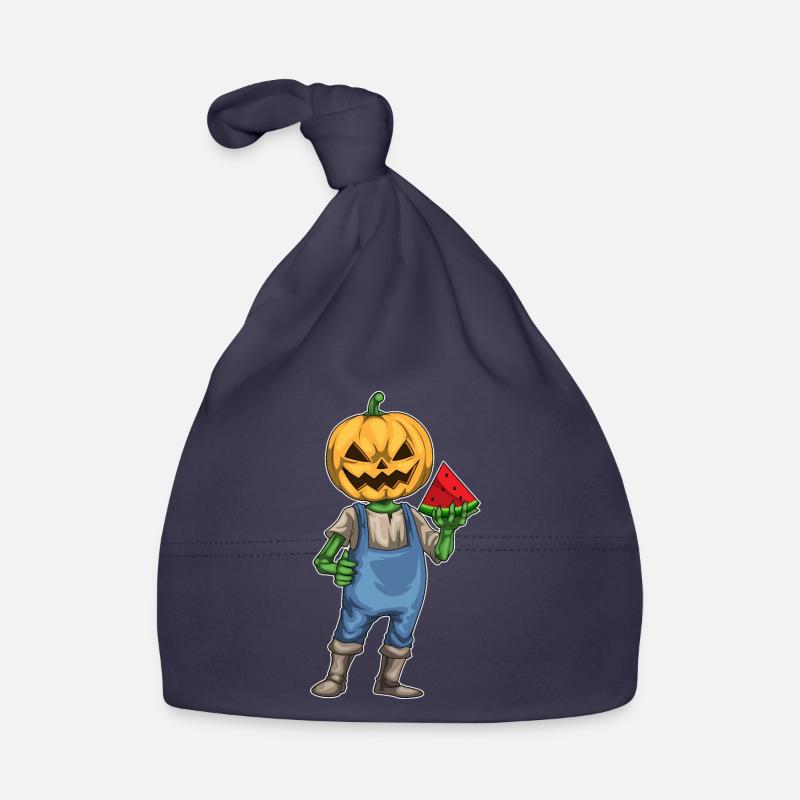 Jack O Lantern Halloween Pastèque Bonnet bio Bébé