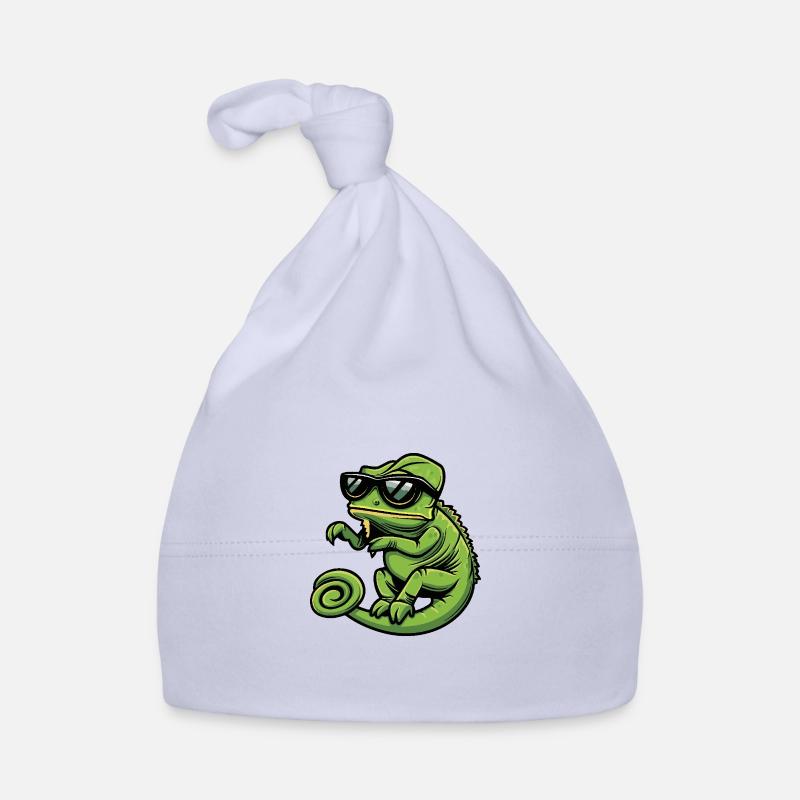 Chameleon Cool Comic Organic Baby Cap