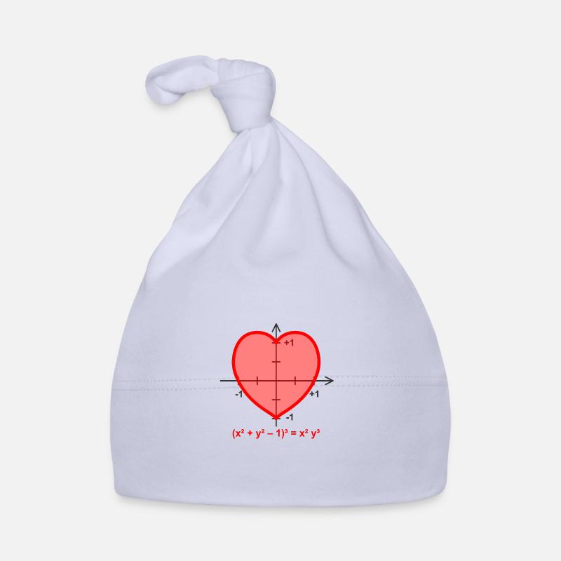heart function - Organic Baby Cap - sky