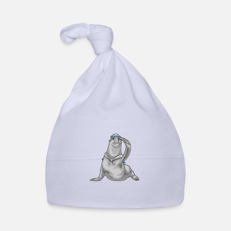 Chapeau de marin phoque Bonnet bio Bébé