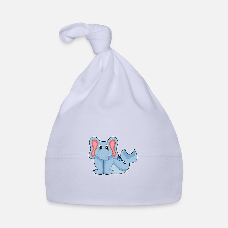 Eléphant de mer Bonnet bio Bébé