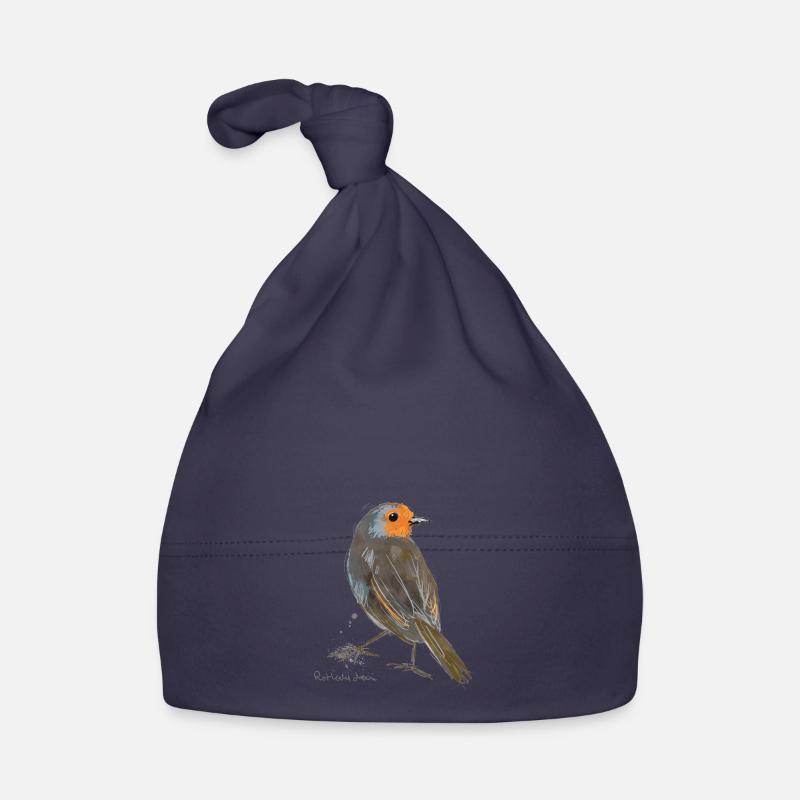 Robin Organic Baby Cap