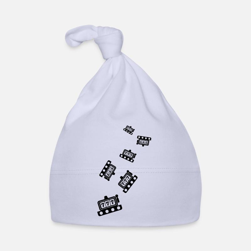 One-armed bandit silhouette icon Organic Baby Cap