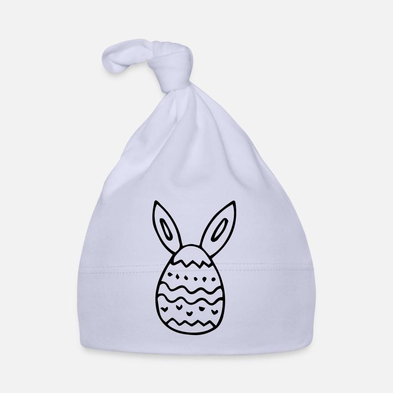 Easter egg with rabbit ears gift idea Easter gift Organic Baby Cap