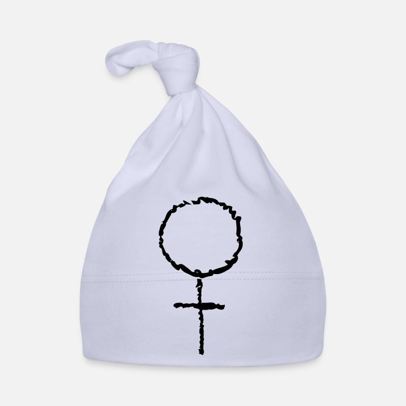 femelle - Bonnet bio Bébé - ciel
