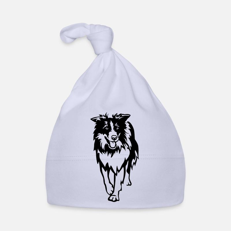 Border Collie Organic Baby Cap