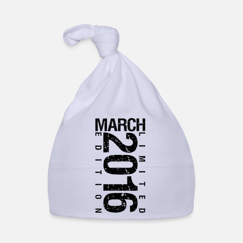 Anniversaire Mars 2016 Mars né en Mars Bonnet bio Bébé