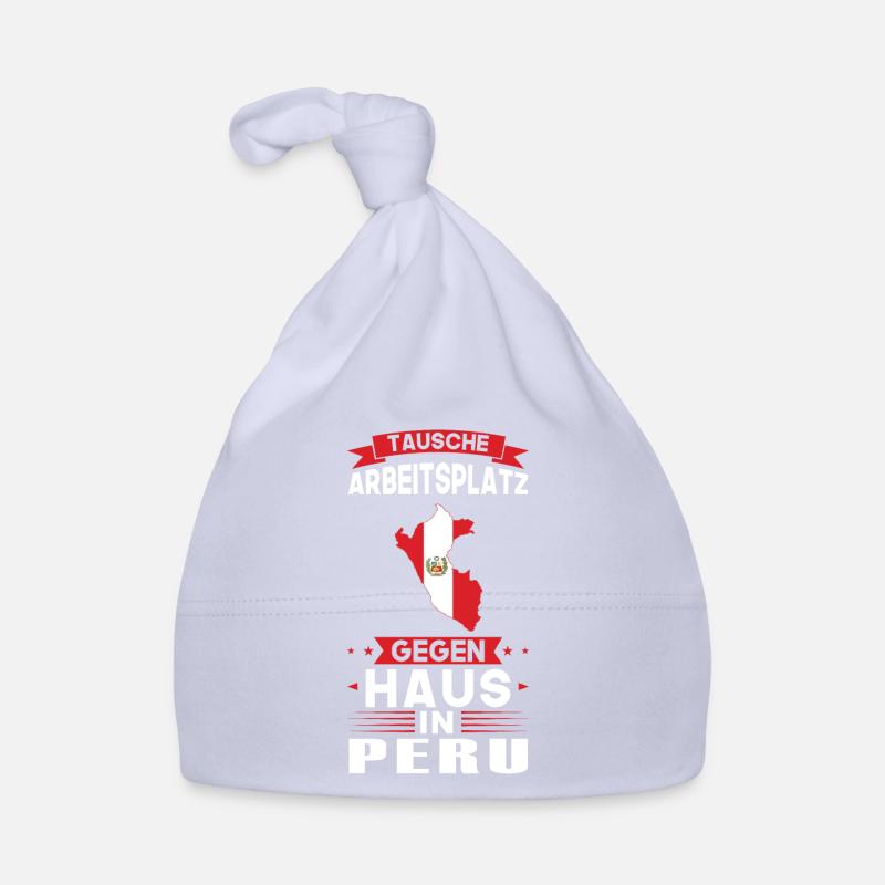 Peru Flagge peruanisch Geschenk Baby Bio-Mütze