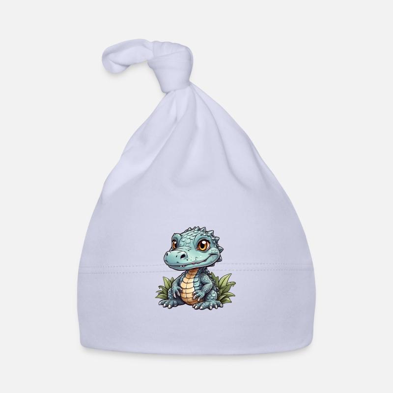 little cute alligator Organic Baby Cap