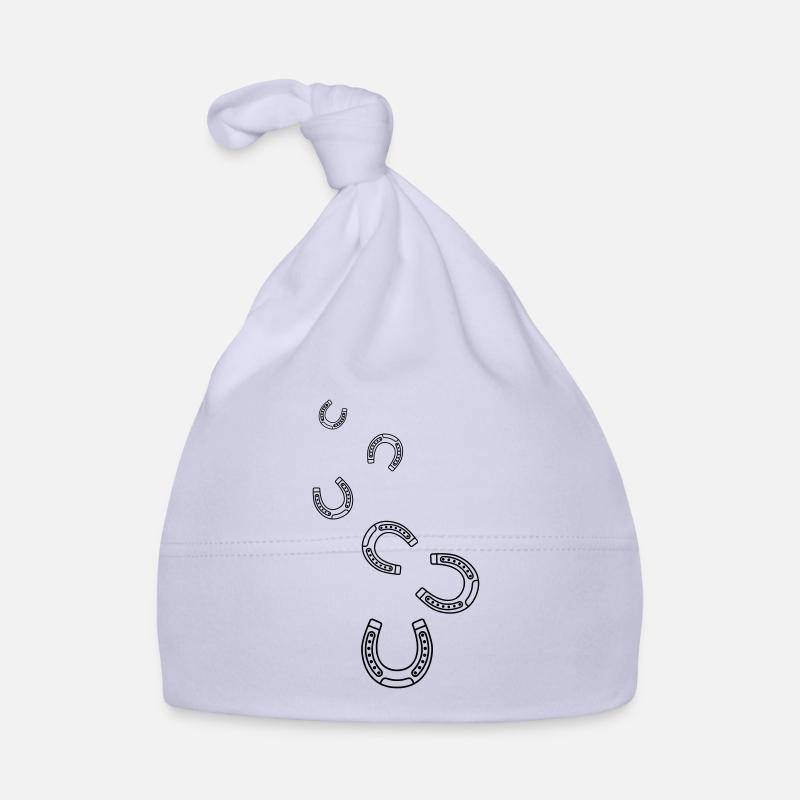 Horseshoe Icon Organic Baby Cap