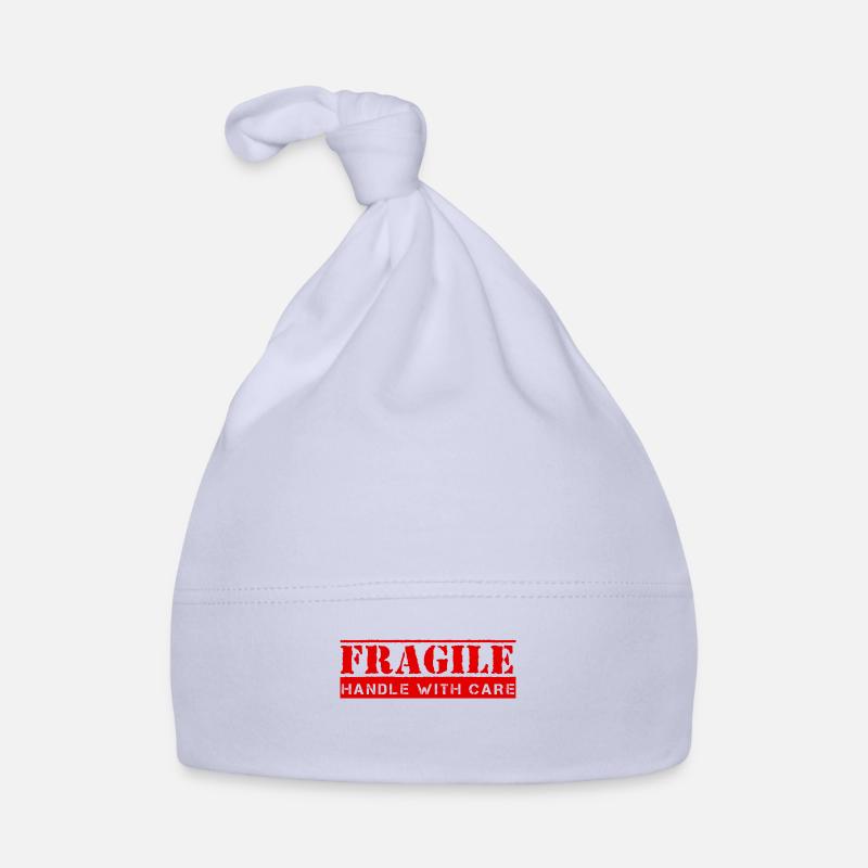 Fragile - Handle with Care Organic Baby Cap