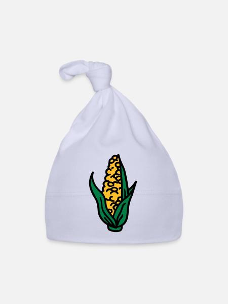 Corn maïs maïs corncob - Bonnet bio Bébé - ciel - Devant