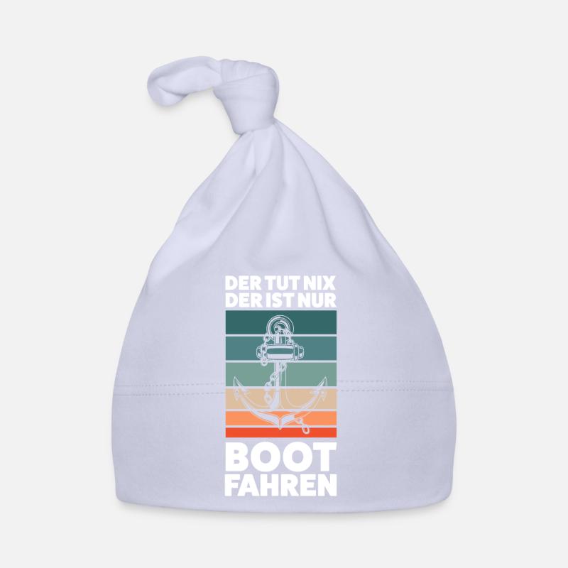 Boot Segeln Segelboot Geschenk Baby Bio-Mütze