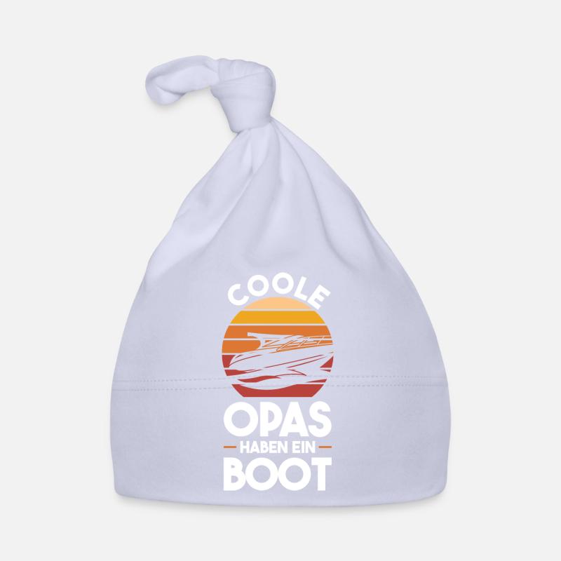 Boot Opa Großvater Geschenk Baby Bio-Mütze